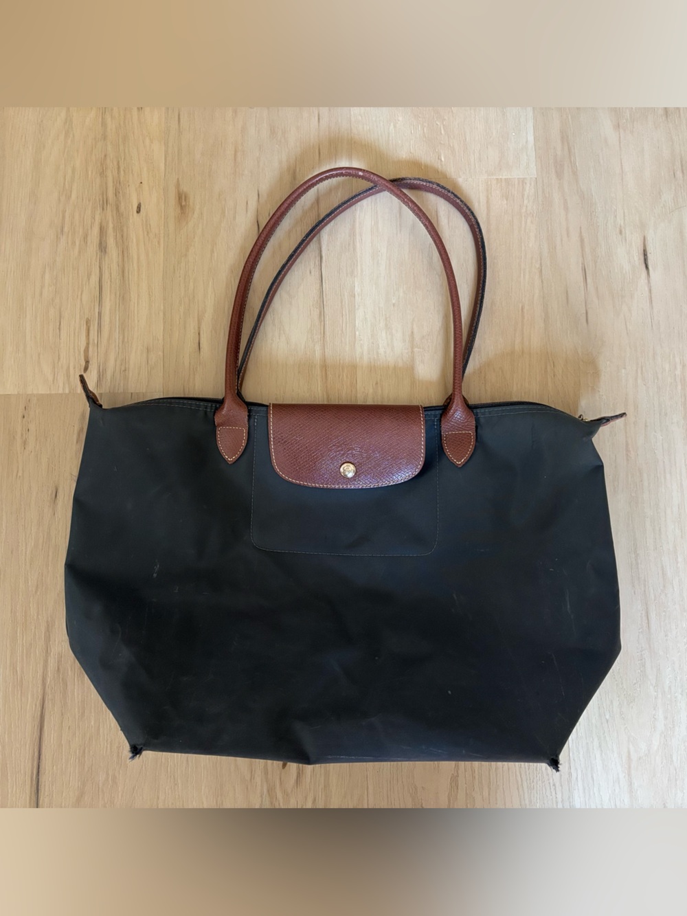 Longchamp Le Pliage Tote - Slate Grey Medium